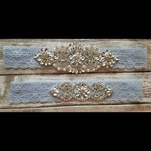 Wedding Garter set - never worn